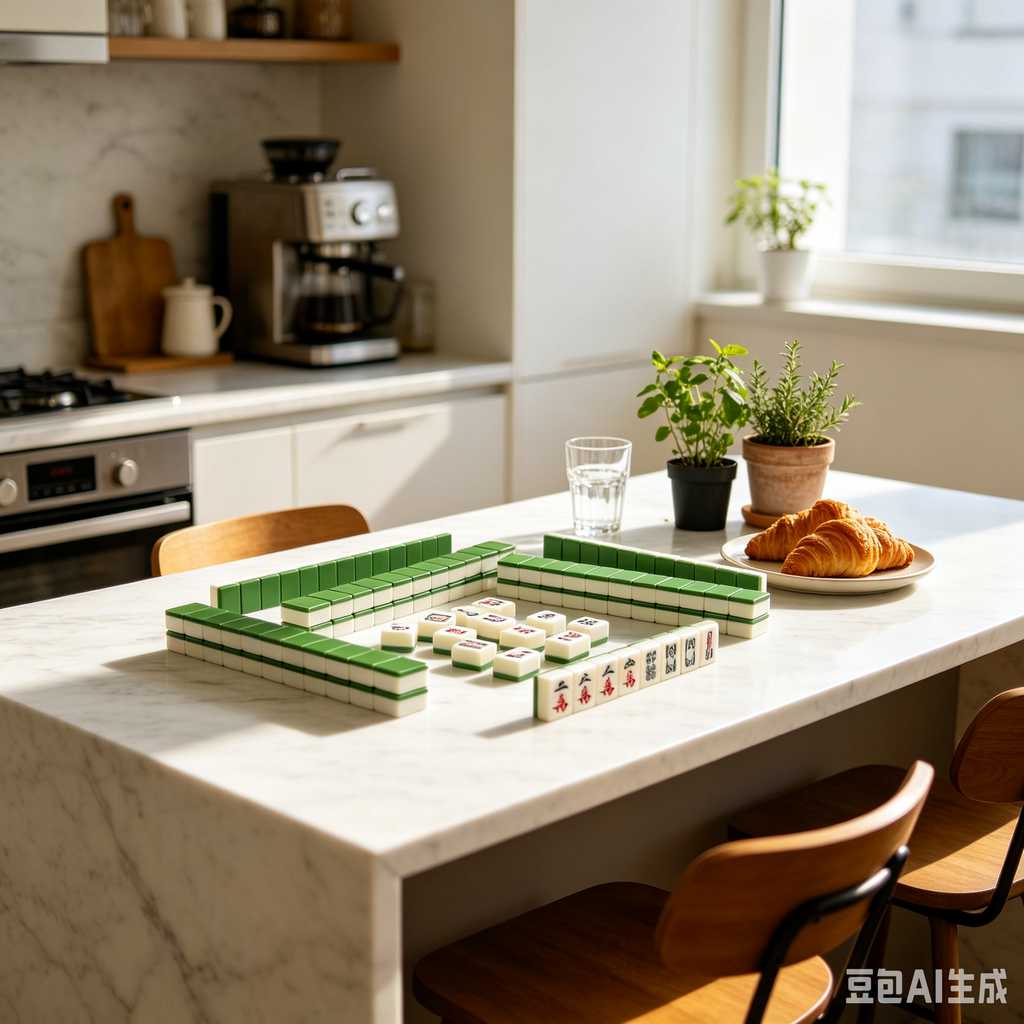 transparent acrylic mahjong set